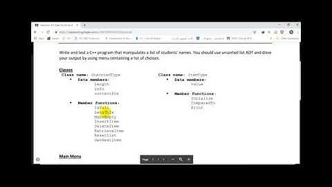 5. خوارزميات وتركيب بيانات | عملي | ADT Unsorted list | Array-based Implementation