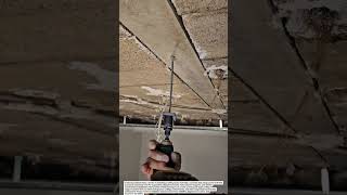 Concrete Ceiling Anchor Installation | Fast Suspension Ceiling Mounting Technique.