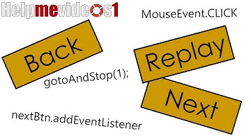 Animate CC Navigation Buttons