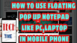 How to use pop-up notepad in mobile like laptop,pc screenshot 3