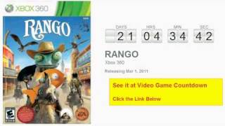RANGO Xbox 360 Countdown