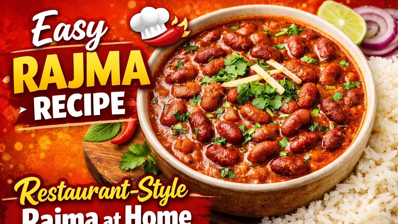 Rajma Masala Recipe | Dhaba Style Rajma Chawal | Easy & Tasty | #rajma #rajmarecipe 