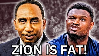 Stephen A Smith Says Zion Williamson is FAT!