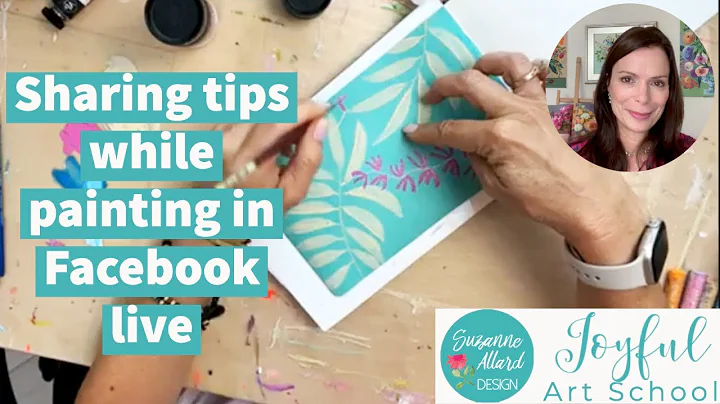 Make watercolor more permanent, painting while cha...