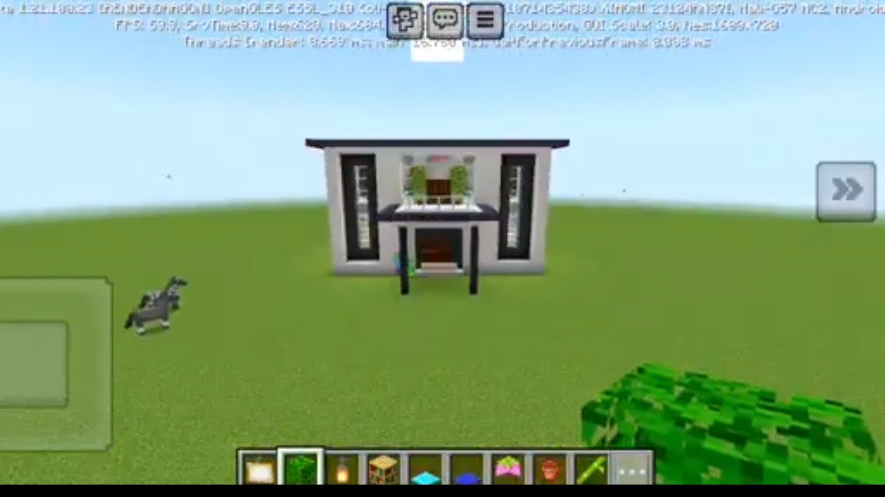 How to make modern house in Minecraft 🏠