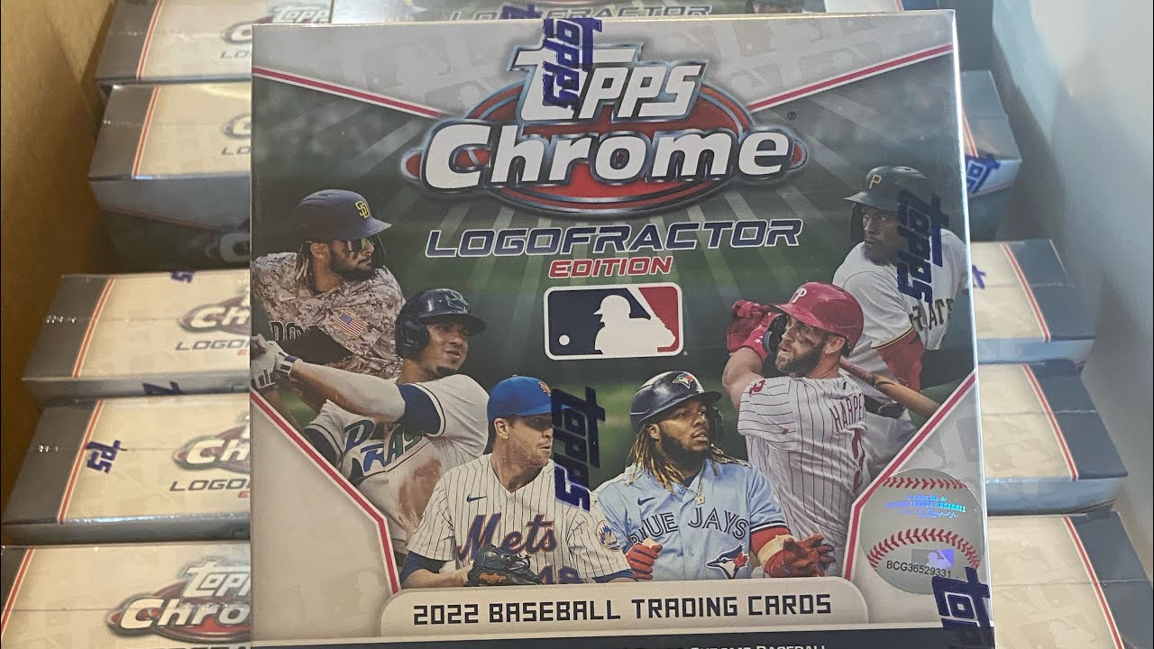 2022 Topps Chrome Logofractor Edition Baseball Checklist, Boxes