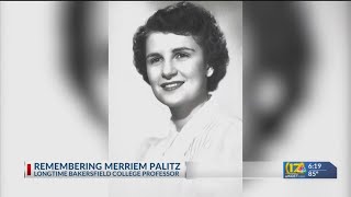 Longtime Bakersfield College professor Merriem Palitz dies