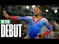 Simone Biles First-Ever Olympic Run 🐐🇺🇸 | Olympic Debuts