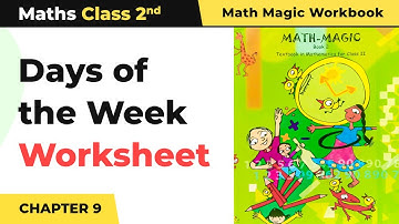 Days of the Week - My Funday Worksheet | Class 2 Maths Chapter 9 | 2024-25
