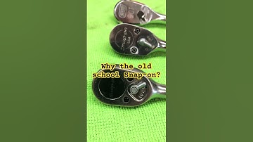 Why the Old School Snap-on? #tool #handtools #diy #mechanictools #ratchet #snapontools #shorts