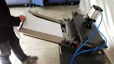 VIDEO INLAY SHEET HOLE PUNCHER YHP 3000