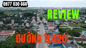 Review đường tỉnh lộ 420 Bình Yên - Đất tái định cư Bình Yên | 0977030660