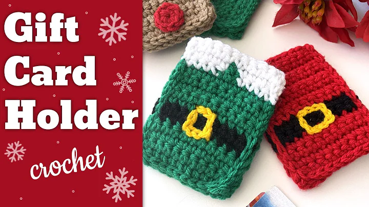 Crochet Christmas Gift Card Holders: Santa & Elf [EASY Tutorial]