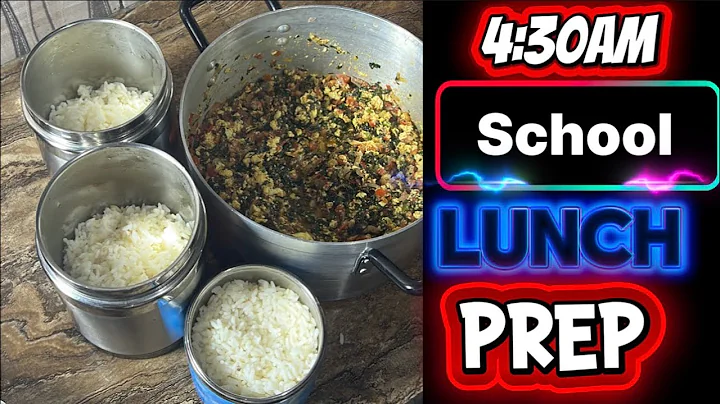4:30AM  School Lunch Box Idea / Healthy White Rice & Veggie Egg Sauce #lunch #viralvideo