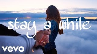 Stay A While - Kygo ft Halsey ( Lyrics / Lyric Video)