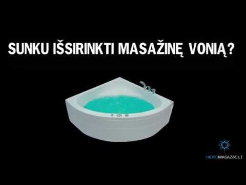 Video: Sūkurinės Vonios Dydžiai: Kampinės Vonios Su Hidromasažu, Vandens Masažo Galimybės 150x70, 170x70 Ir 157 X 70 Cm, 180x80 Ir 160x70