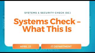 (Recording) Systems & Security Check (SC) KT & Q&A | How to Pass on Your First Submission