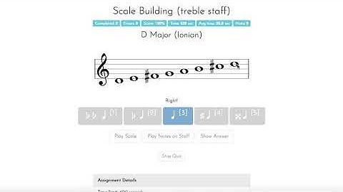 ToneSavvy - Level 7 Building scales with up to 2 flats and 2 sharps Treble