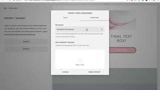 Importing WordPress Posts and Pages in Squarespace