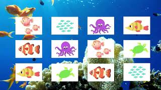 Ocean Memory Puzzle: Match 2 Pairs & Find 6 Sea Animals! screenshot 4