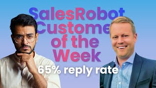 SalesRobot Champion Customer of the Week #45: Doug Sandstedt (65% Reply Rate)