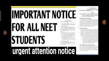NEET 2021 Application Form Official Update 🔥