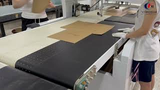 Automatic Collapsible Box Assembling Machine Hand attach liner Flat Box Rigid Box Manufacturer