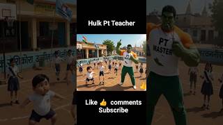 hulk PTI Teacher #ai #hulk #viralshorts #motupatlu #englishmam