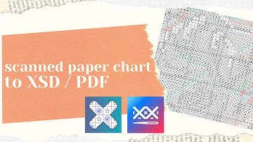 Paper chart to XSD scanned chart to XSD scanned chart to PDF for Cross Stitch Saga Pattern Keeper