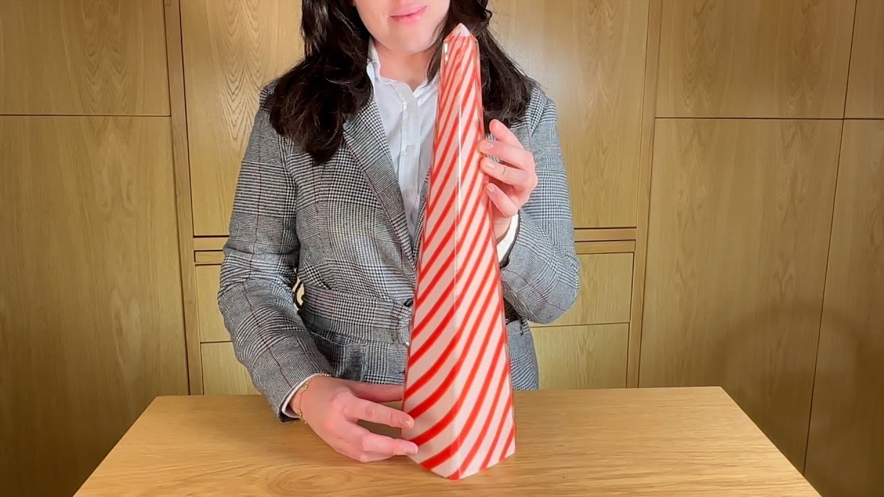 Murano glass obelisk - Seguso - Italy 1950s