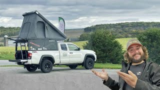 I've NEVER seen this Pop Up Wedge Truck Camper for a Toyota Tacoma before!