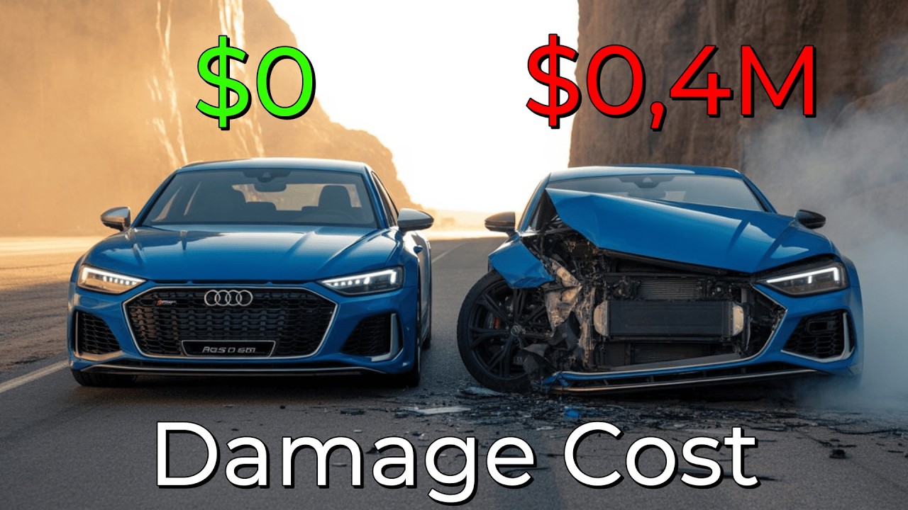 Realistic Crashes BeamNG Drive Damage Cost Audi R8 V10 | Epic Wallet Survival