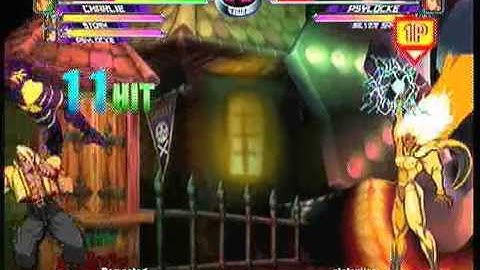 MvC2: Charlie 2x Relaunch 7 Fierce Combo using Storm (proj)