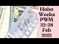 Hobonichi weeks || Plan with me  ||22-28 Feb 2021 ||