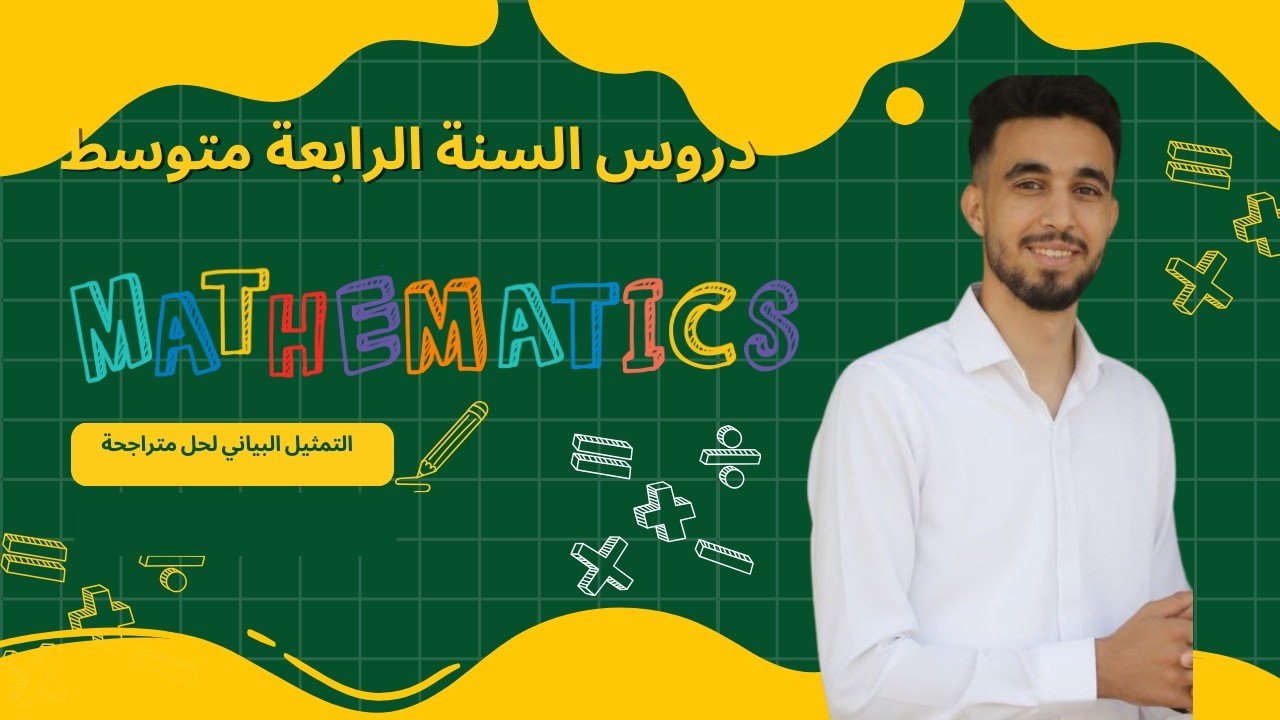 التمثيل البياني لحل المتراجحات 🔥 أسهل طريقة يفهموها تلاميذ رابعة متوسط!