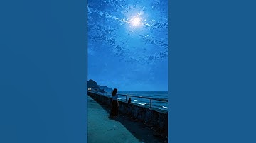 Thumbnail of Moonlit Coast | Anime Ocean Night Chill Vibes #music #2025 #aiart #livemusic #ai #aianimation