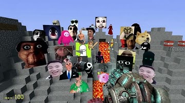 Nicos Nextbots In Minecraft Map In Gmod !!!