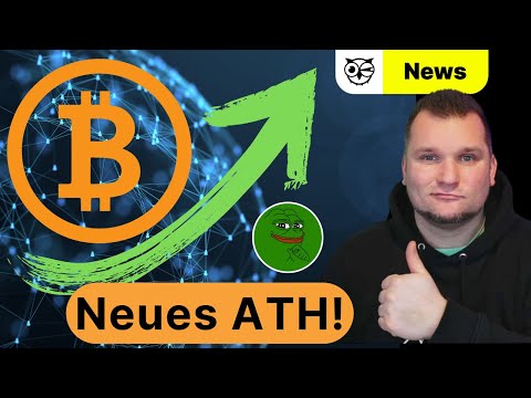 Neues Bitcoin ATH! Euro pro BTC! PEPE und andere Memecoins steigen immer weiter!