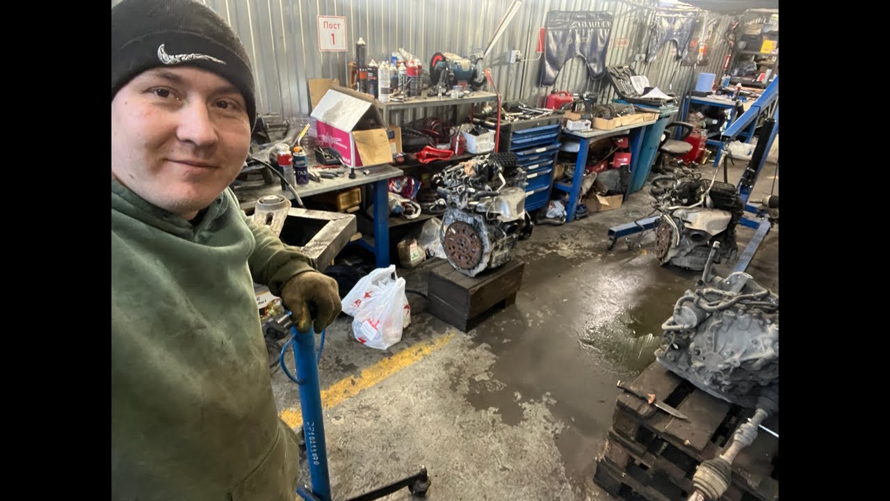 Сняли мотор с 