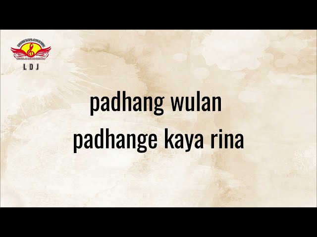 Padang Bulan Lirik Video - Lagu Daerah Jawa  | Tembang Dolanan Jawa class=