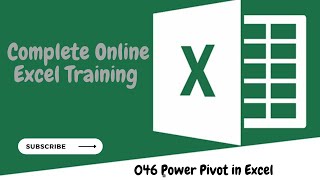 046 Power Pivot in Excel  #excel #exceltutorial