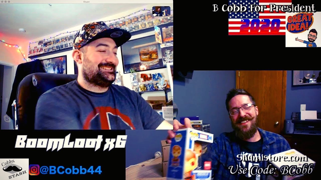BoomLoot Mystery Boxes x6 With Special Guest! HUGE WIN for B Cobb!!