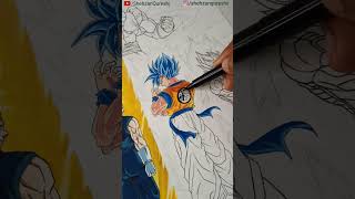 Drawing Goku and Vegeta -  Best duo in anime history screenshot 3