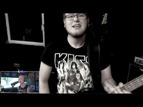 Matt Heafy (Trivium) - Reacting to @Tribium - A Tribute to Trivium  -  'Down From The Sky'