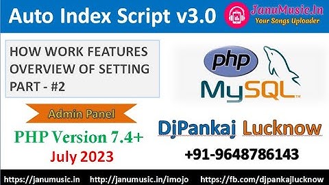 Features & Overview of Setting Section - Auto Index v3.0 { 2023  } Step By Step in Hindi | JanuMusic