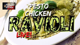Pesto Chicken Ravioli On whats on the plate +plus surgery update! LIVE!