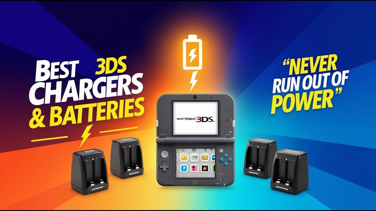 5 Best 3DS Chargers & Batteries – Reliable Power for Gaming Anywhere