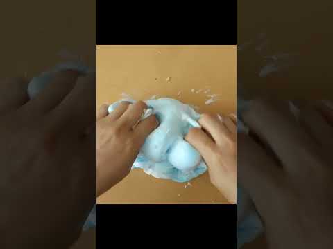 Shaving <strong>foam</strong> Slime #shorts #asmr #slime