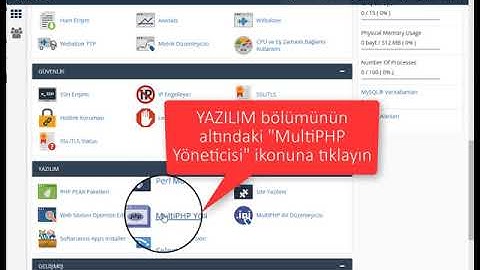 cPanel - PHP Versiyonu Değiştirme