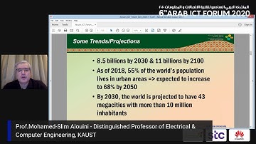 Arab ICT Forum 2020   Prof  Mohamed Slim Alouini